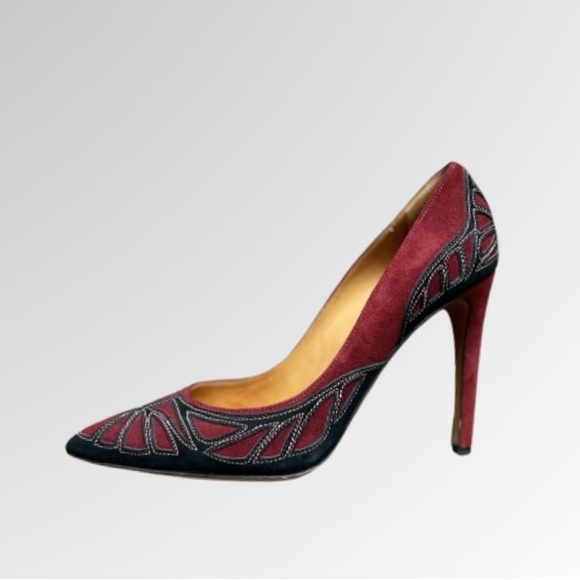 Isabel Marant Bradford Suede Embroidered Pumps | 39 - Picture 12 of 13